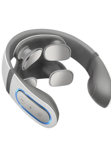 Wireless Electronic Neck Massager 4D Shiatsu Cervical Massager Stiff Neck Mass'age Health Care Therapy PulsePain Relief
